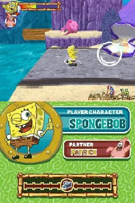 SpongeBob to Atlantis, Ikitain Desu (Japan) screen shot game playing